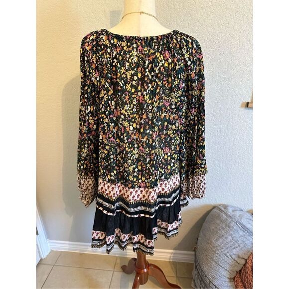 NWT Free People Gardenia Tunic Colorful Bohemian Top Size Small OB1064026 - Picture 3 of 9